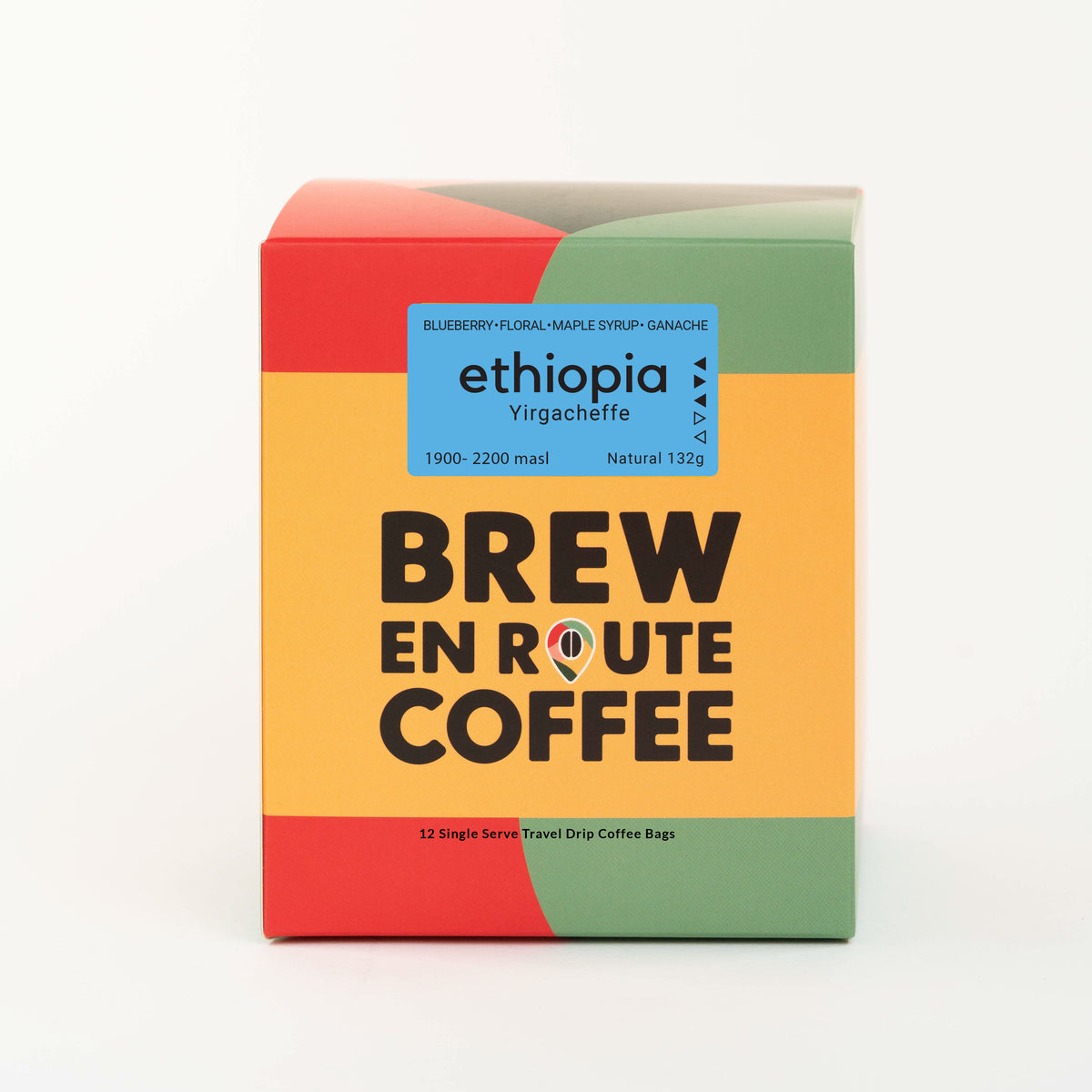 Ethiopia Yirgacheffe G1| Travel Drip Coffee Single Serve (12 pack)