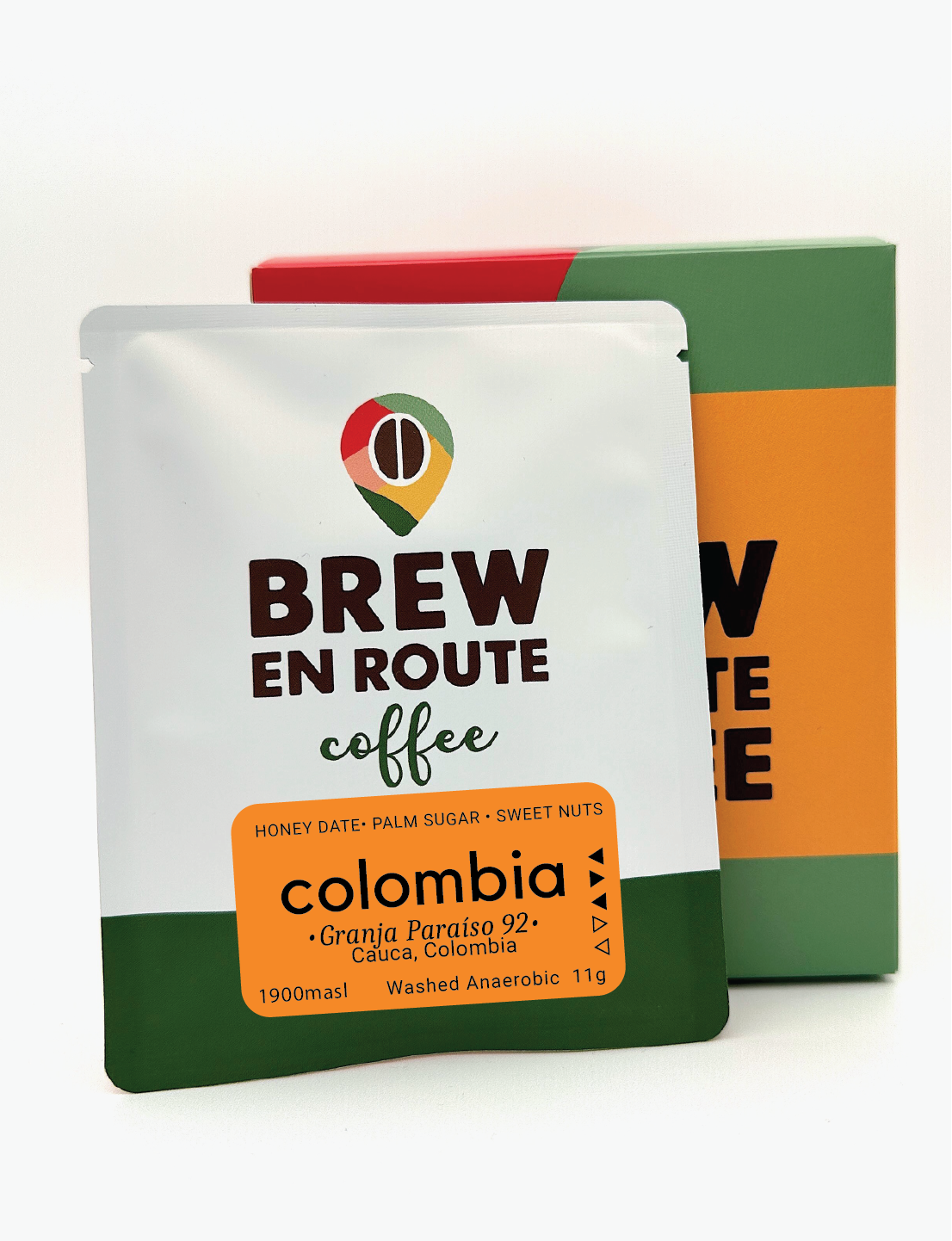 Colombia Washed Caturra Granja Paraíso 92 | Travel Drip Coffee Single Serve (12 pack)