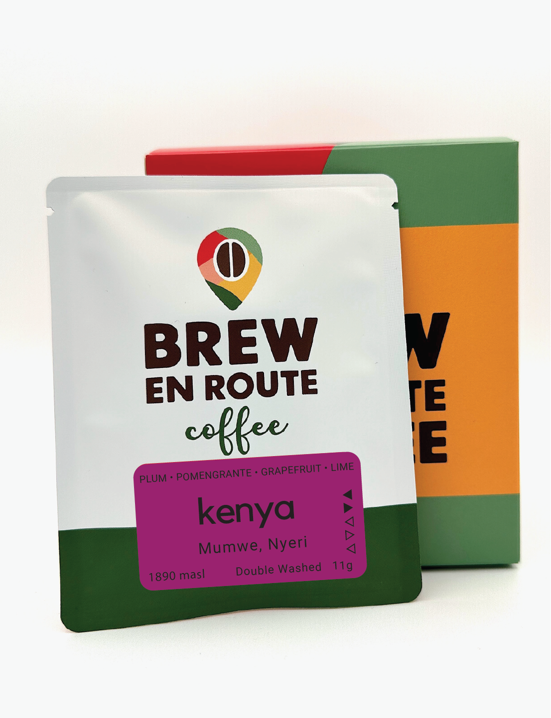 Kenya Double Washed | Travel Drip Coffee Single Serve (12 pack)